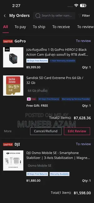 Photo - GoPro Hero 12 Black Action Camera with 64GB Memory Card