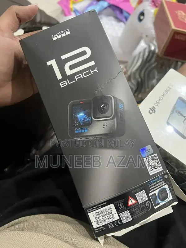 GoPro Hero 12 Black Action Camera with 64GB Memory Card