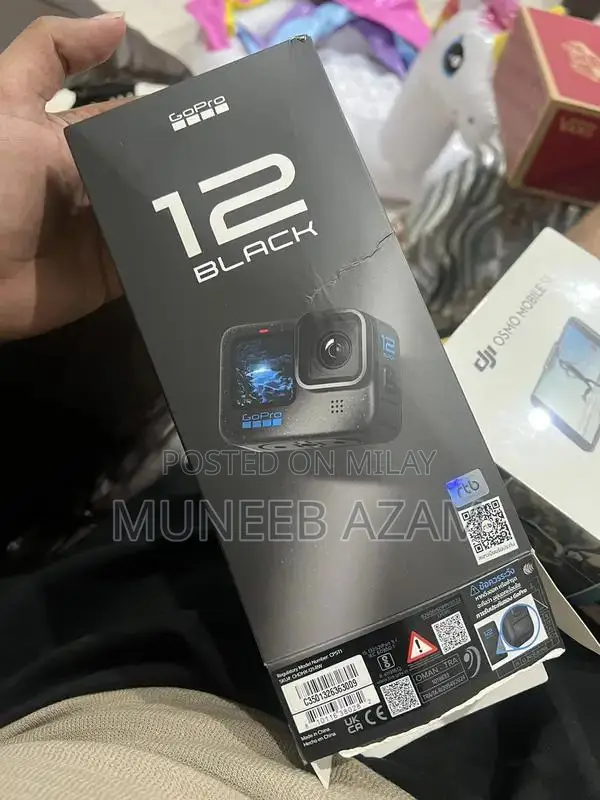 GoPro Hero 12 Black Action Camera with 64GB Memory Card
