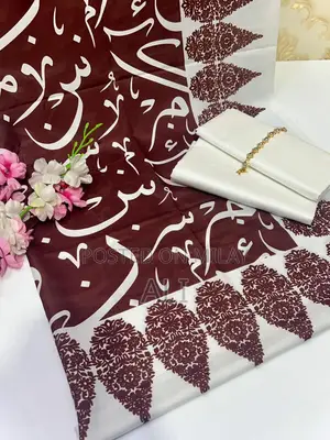 Calligraphy Unstitched Dress