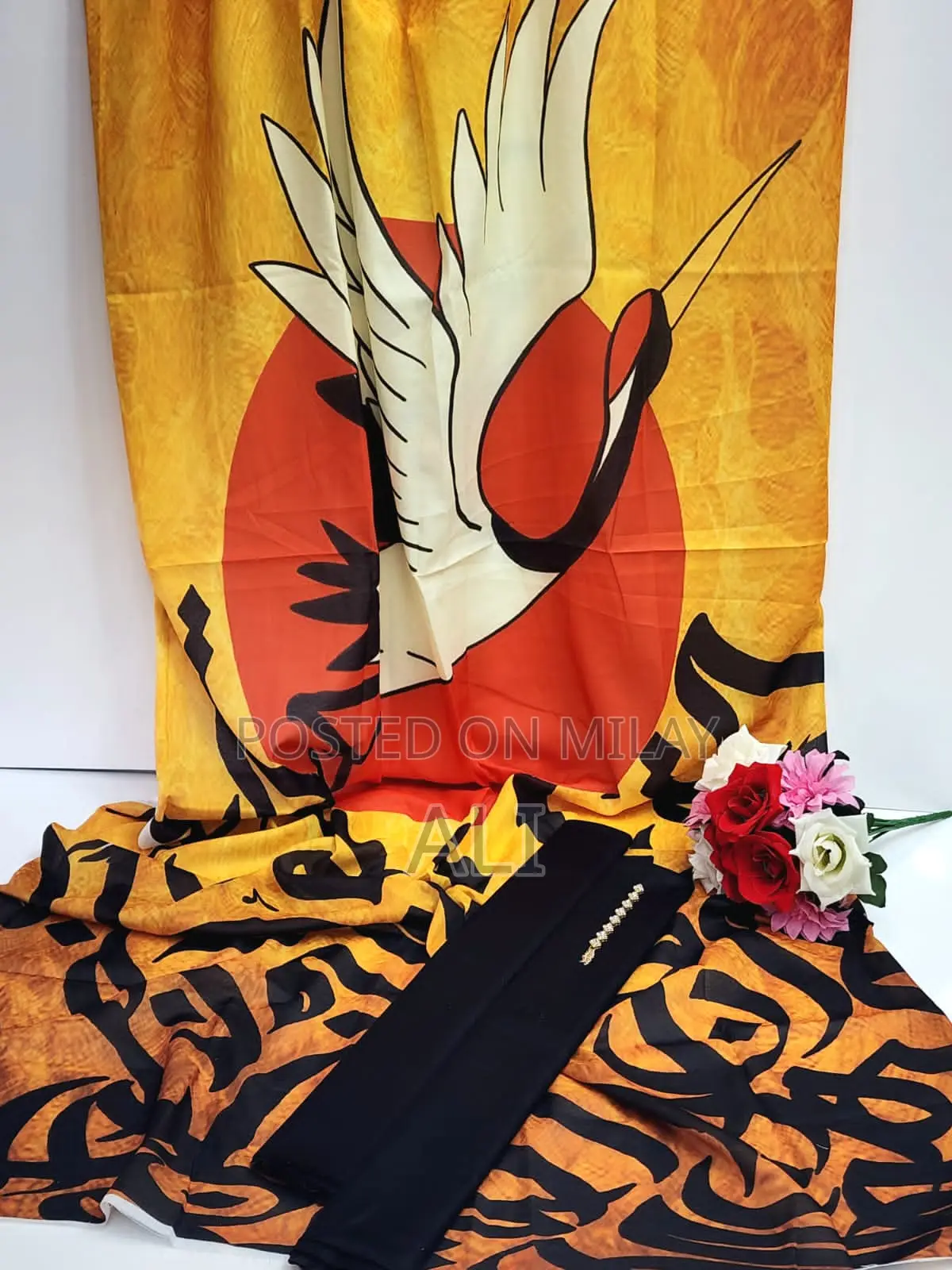 Calligraphy Unstitched Dress