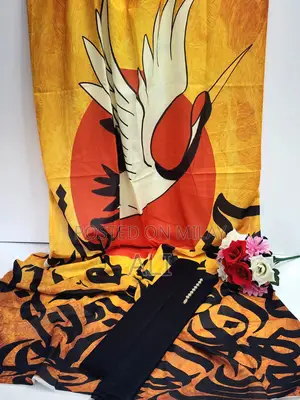 Calligraphy Unstitched Dress