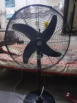Photo - Portable Battery-Powered Fan with Black Finish