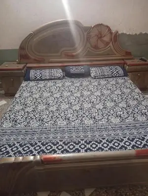 Photo - Deco 6 Foot Double Wooden Bed Frame