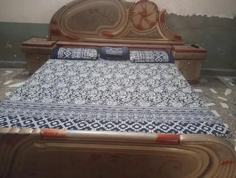 Deco 6 Foot Double Wooden Bed Frame
