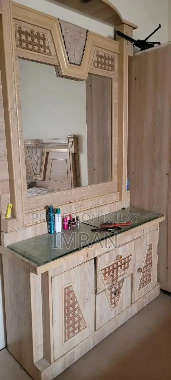 Complete Bedroom Furniture Set with Double Bed and Mattress