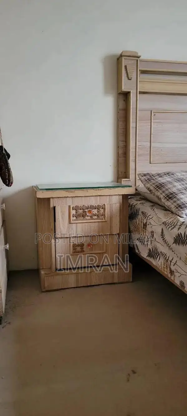 Complete Bedroom Furniture Set with Double Bed and Mattress