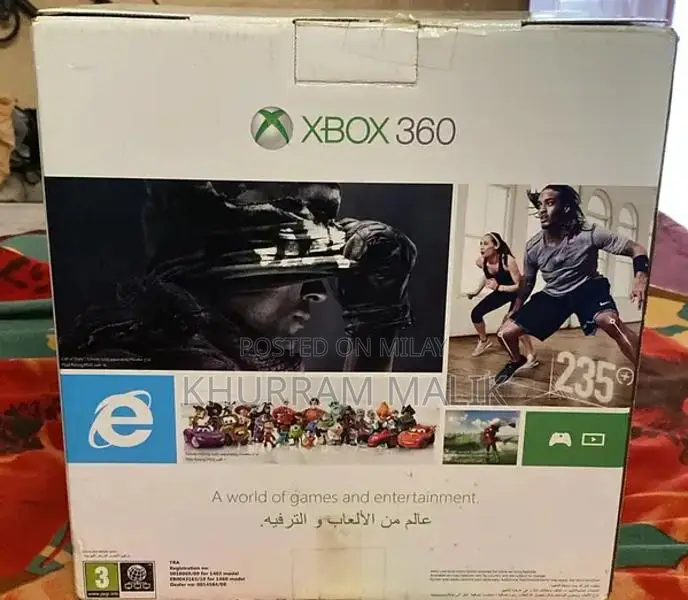 Xbox 360 500GB Slim Modded Console with USB Jailbreak