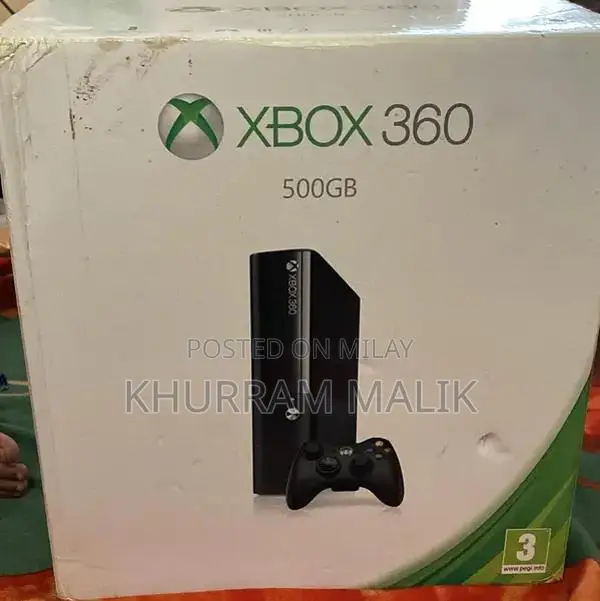 Xbox 360 500GB Slim Modded Console with USB Jailbreak