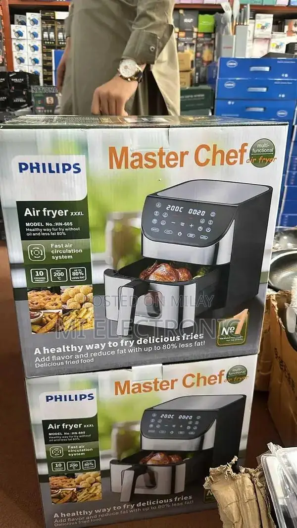 Digital Touch Warp Shape Air Fryer with 12.5L Capacity