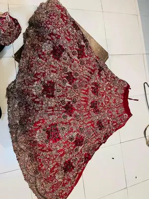 Elegant Red Bridal Lehnga - Traditional Wedding Attire