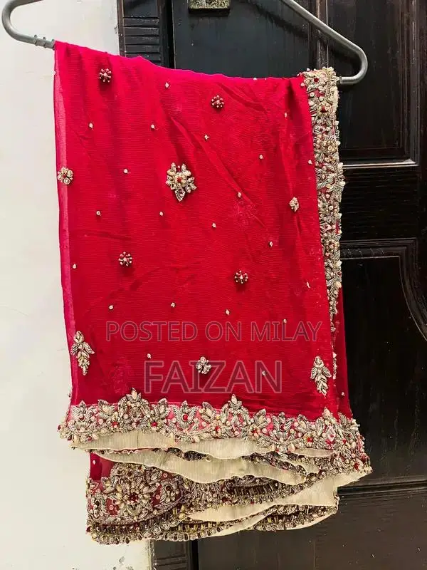 Elegant Red Bridal Lehnga - Traditional Wedding Attire