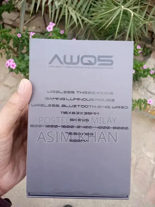 AWQ5 Wireless Multi-Mode Gaming Mouse with High DPI