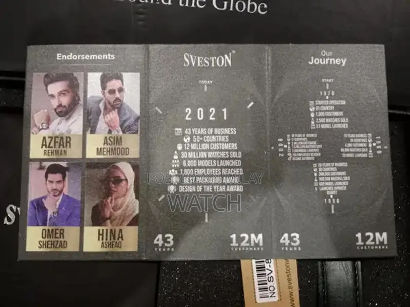 Elegant Sveston Wristwatch - Modern Design Timepiece