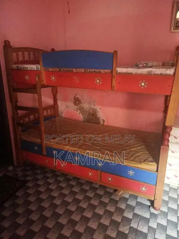 Double Kids Bed Frame - Sturdy Children's Sleeping Solution