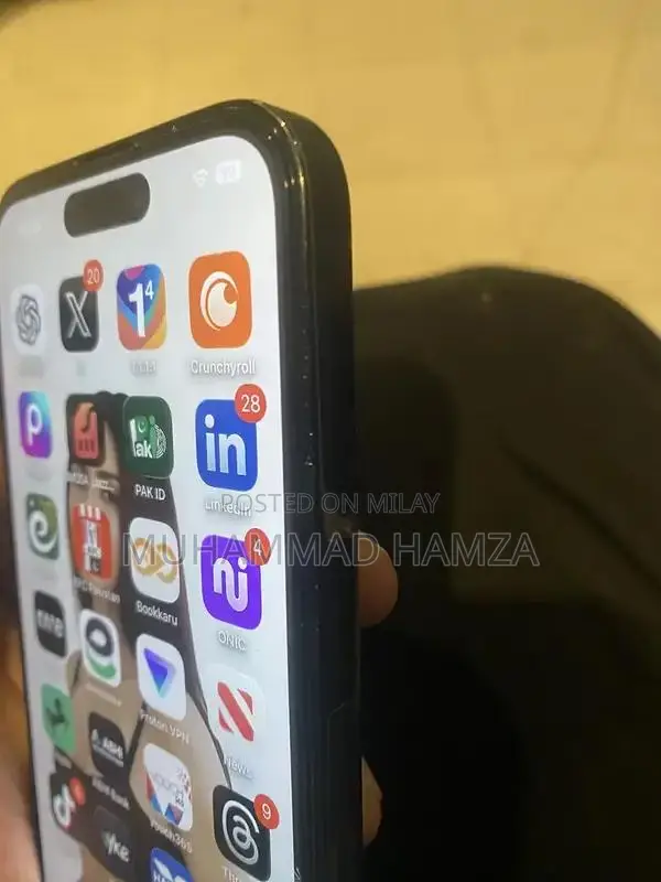 Apple iPhone 14 Pro Black Factory Unlocked Smartphone