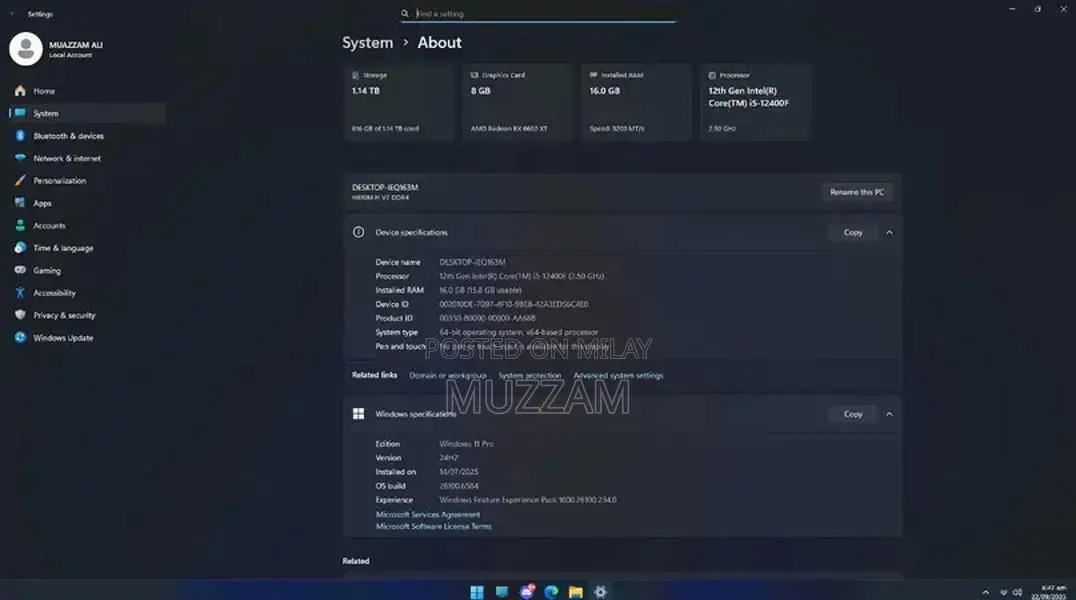 Gaming PC Bundle: i5 12400F, RX 6600 XT, 27" Curved Monitor