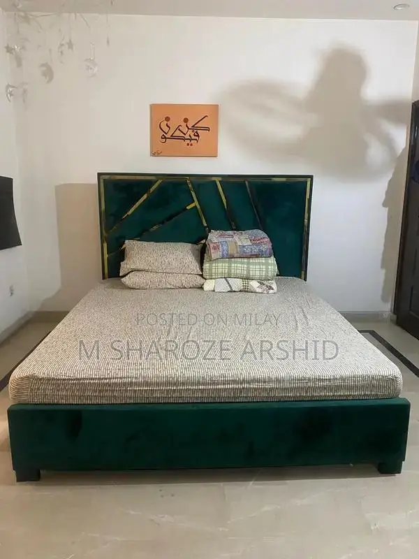 Classic Bedroom Furniture Set - Bed Frame, Dressing, and Mattress