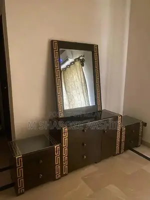 Classic Bedroom Furniture Set - Bed Frame, Dressing, and Mattress