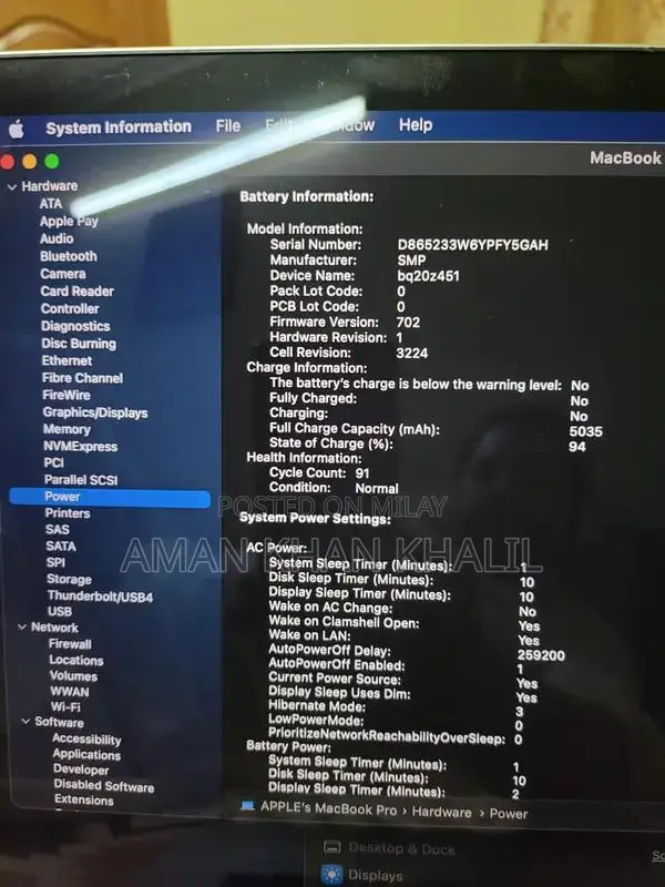 MacBook Pro 2017 Core i7 15-inch Laptop