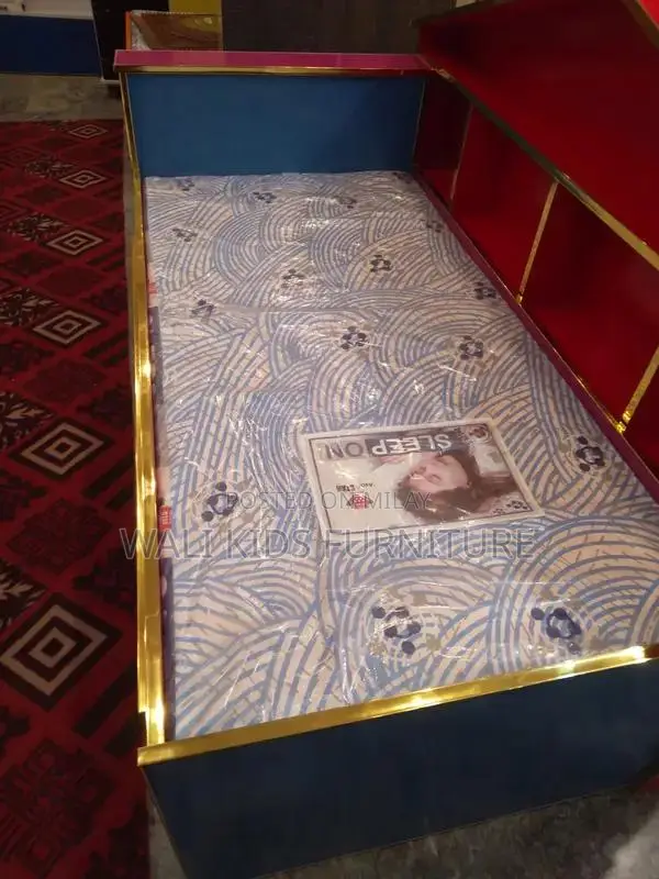 Kids Single Bed - Lamination Plywood Bedroom Furniture