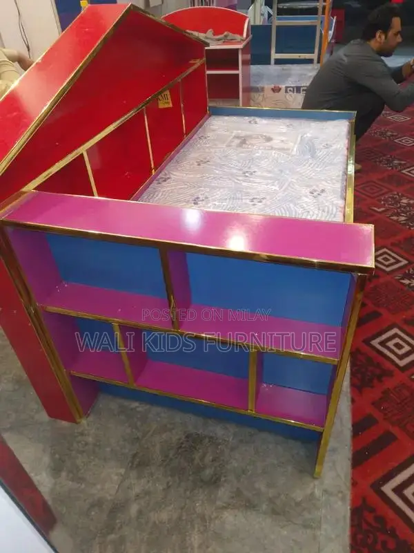 Kids Single Bed - Lamination Plywood Bedroom Furniture