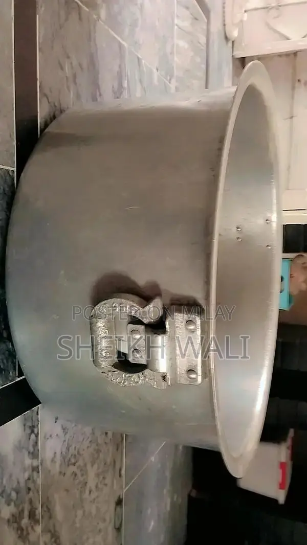 Large Silver Cooking Patila Kitchen Utensil