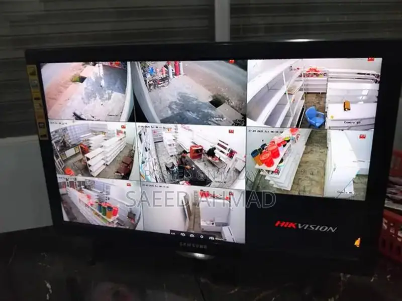 8-Channel CCTV Security Camera System with Night Vision