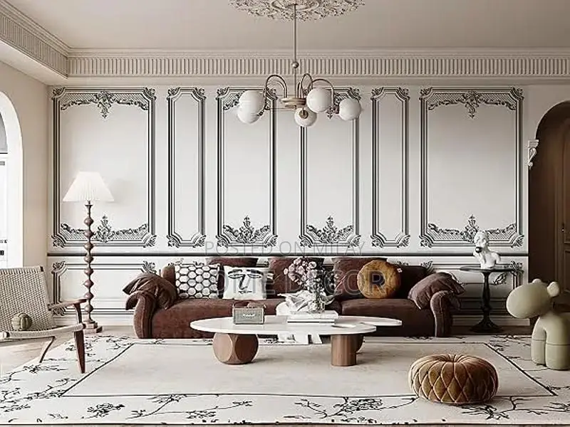 PVC French Wall Panel Moulding | Home & Office Wall Decor