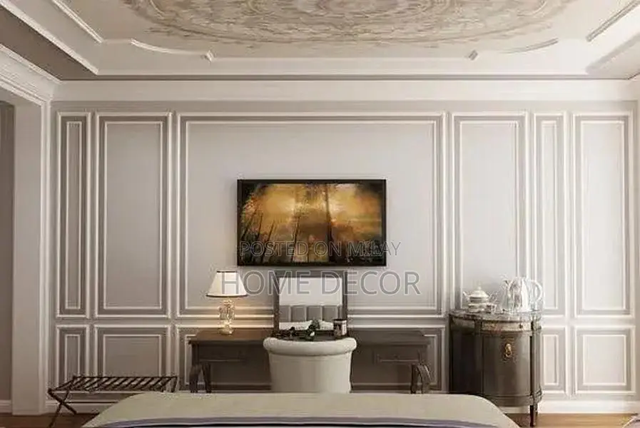 PVC French Wall Panel Moulding | Home & Office Wall Decor