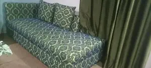 L-Shape Sectional Sofa with Multiple Cushions