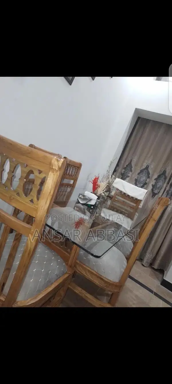 Dining Table with 6 Chairs - Quality Furniture Set