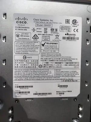 Cisco ISR4331 Enterprise Network Integration Router