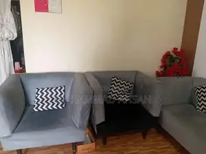 Black Leather 3-Piece Sofa Set with One-Seat Accent