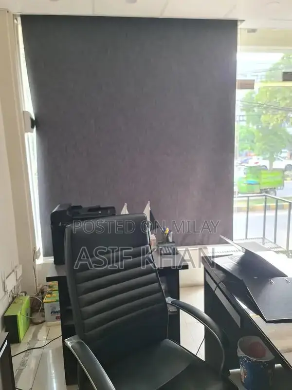 Executive Office Furniture Set with Glass Tables and Accessories