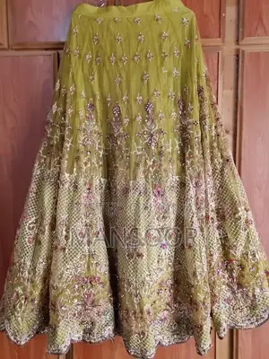 Elegant Festive Mehndi Lehnga Choli - Premium Formal Wear