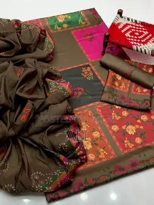 A.R Fabric Shamooz Silk Unstitched Dress