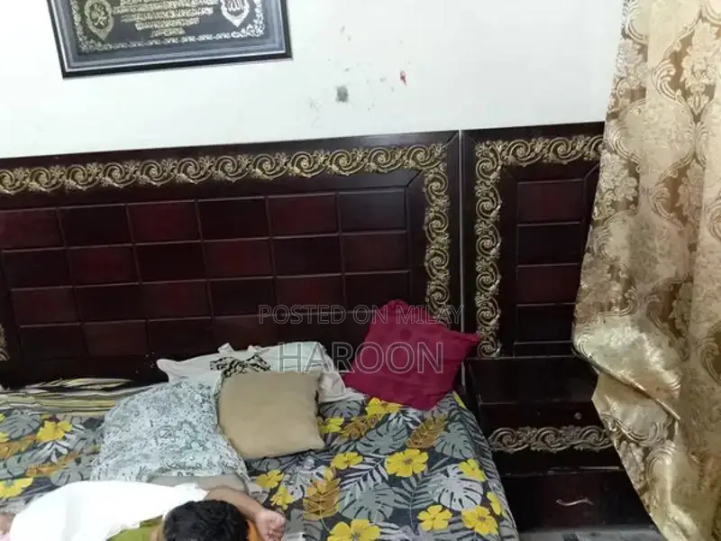 King Size Bed with Dressing and Side Tables