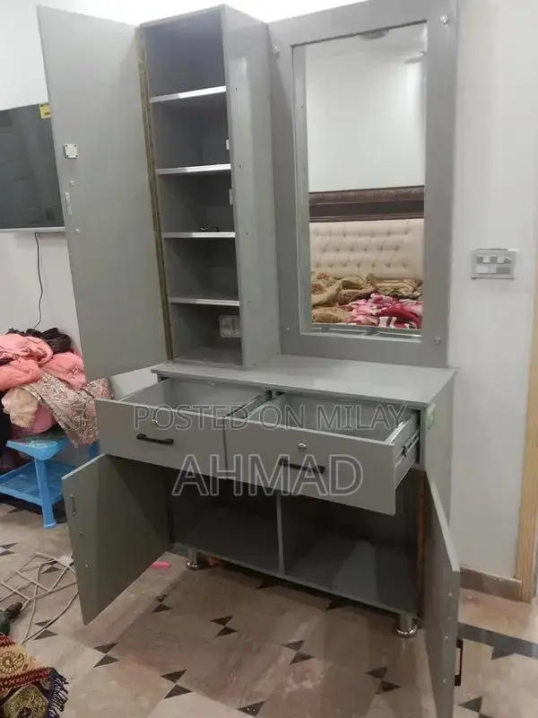 Wooden Dresser with Color Variations - Home Furniture Piece