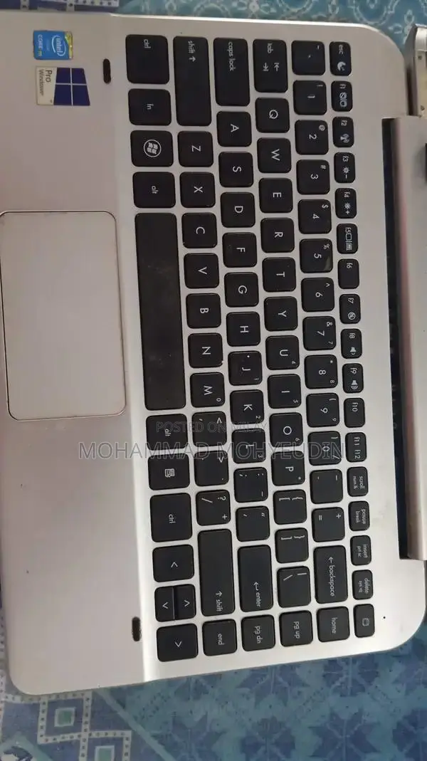 Grey Touchscreen Laptop with Keyboard
