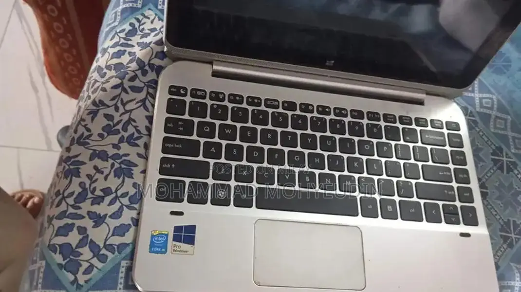 Grey Touchscreen Laptop with Keyboard
