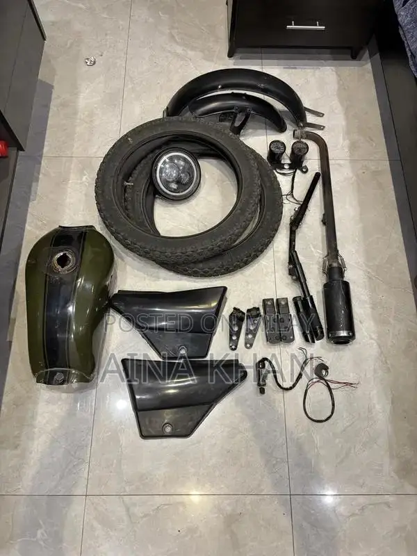 Cafe Racer Complete Motorcycle Parts Kit with Essential Components