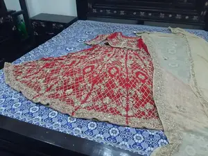 Elegant Handmade Bridal Lahnga in 10x10 Size