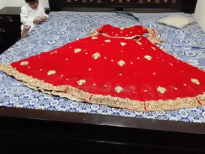 Elegant Handmade Bridal Lahnga in 10x10 Size