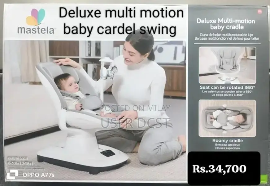 Infant Baby Bouncer Seat - Comfortable Portable Bouncing Chair