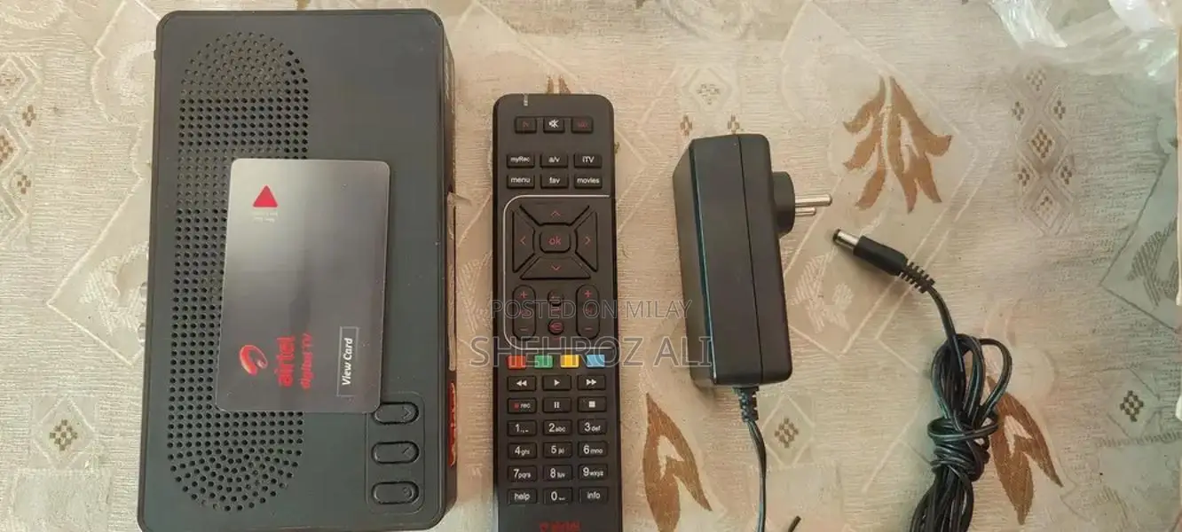 Original TV Receiver Box with Accessories