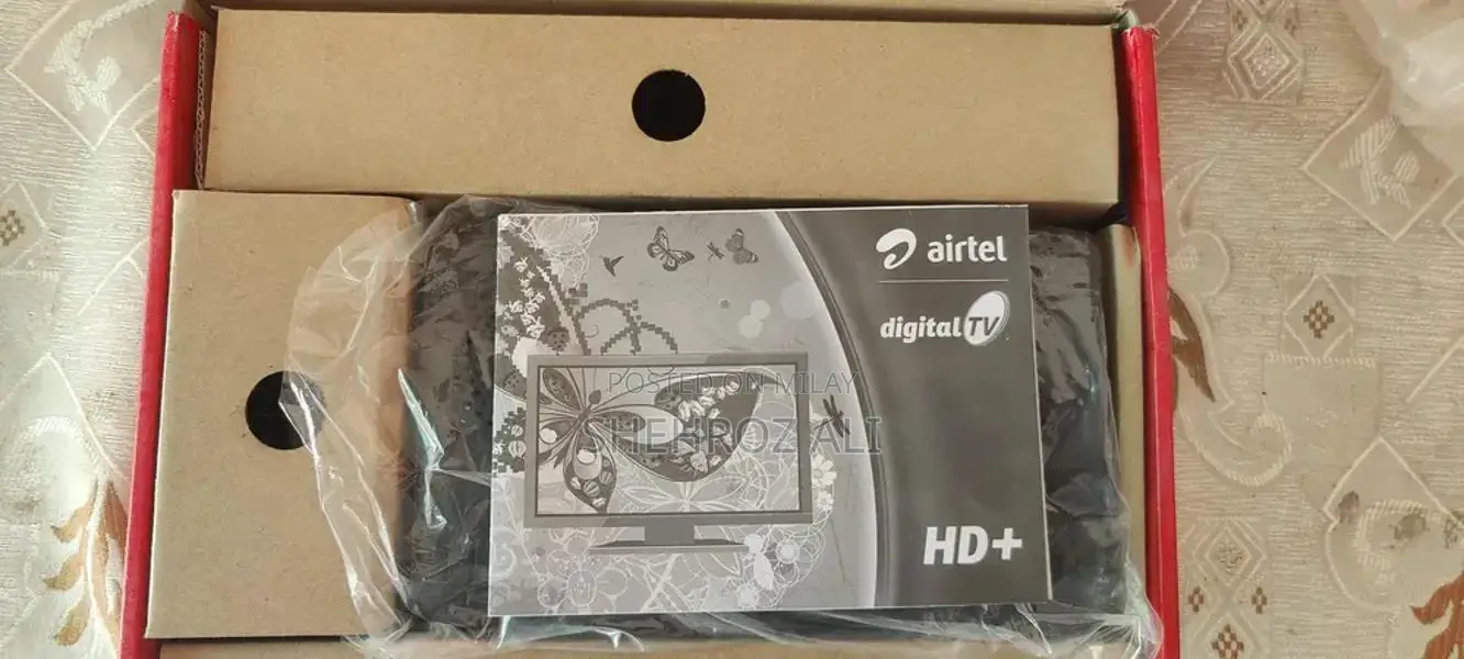 Original TV Receiver Box with Accessories