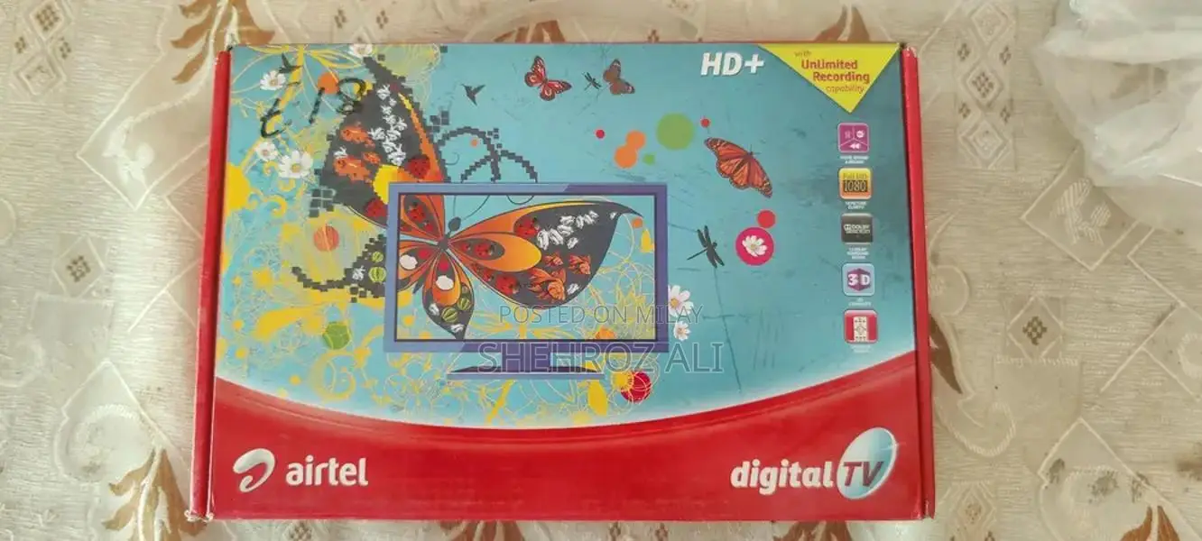 Original TV Receiver Box with Accessories