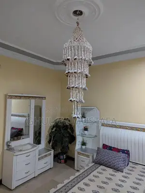 Handcrafted Natural Seashell Hanging Light Fixture