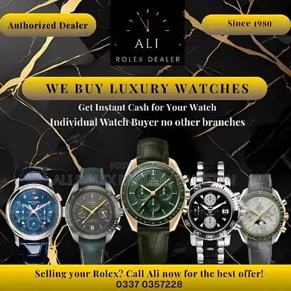 Luxury Watch Buying Service for Rolex, Omega, Cartier, and More